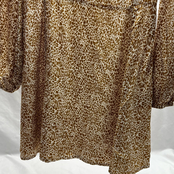 Free People Rue Stiic Mini Dress NWT $155 Micro Animal Print Women's Size XS - Picture 3 of 11